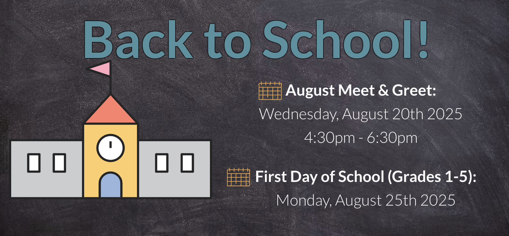 Back to School flyer